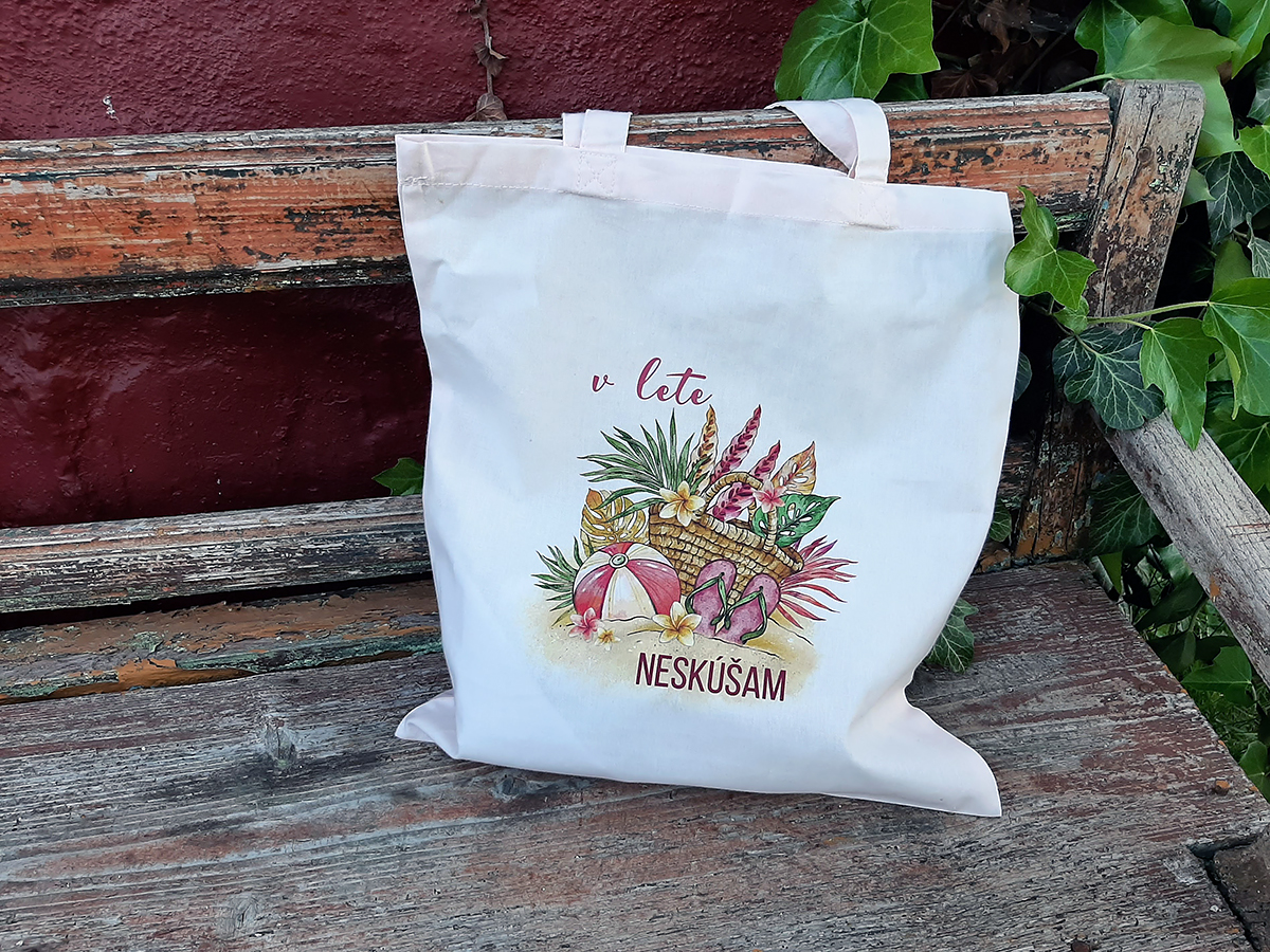 Nákupná taška pre pani učiteľku